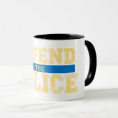 Mug Défendre la police (Devant droit)