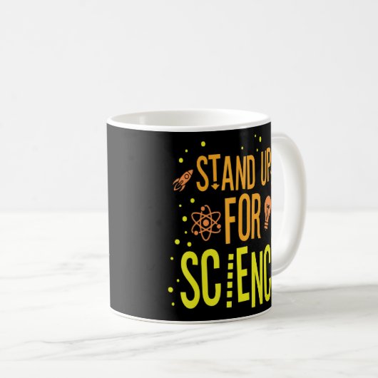 Mug Défendre La Science (Devant droit)