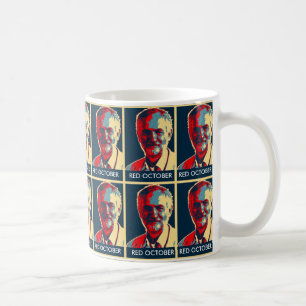 Mug défenseur de travail OCTOBRE ROUGE personnalisabl