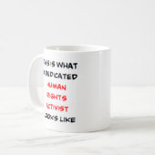 Mug défenseur des droits de l'homme (Devant gauche)