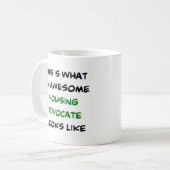Mug défenseur du logement, génial (Devant gauche)