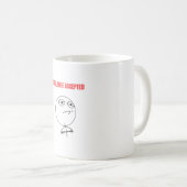 Mug Défi Accepté Mème (Devant droit)