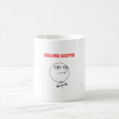 Mug Défi Accepté Mème (Centre)