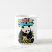 Mug Défi de régime de panda drôle (Centre)