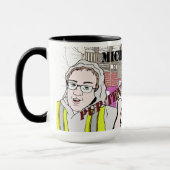 Mug Défi de tente de chiot d'homme de Michigander ! ! (Gauche)