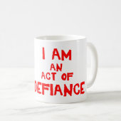 Mug Défiance (transgenre LGBT) (Devant droit)