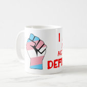 Mug Défiance (transgenre LGBT) (Devant gauche)