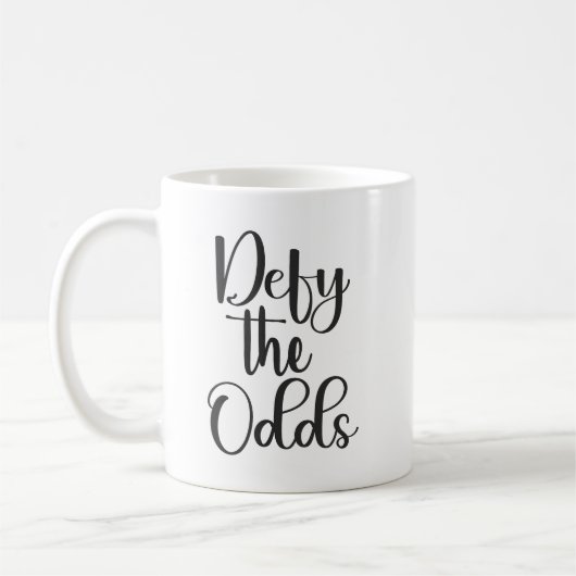 Mug Défier Les Risques - Hustle, Gym, La Motivation De (Gauche)