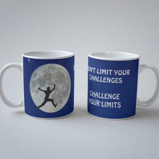 Mug Défiez vos limites devis de motivation