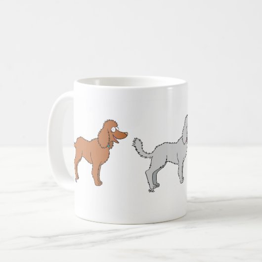 Mug Défilé de caniche (Devant gauche)