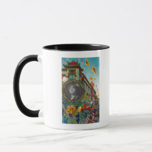 Mug Défilé de Chinatown pour le festival de Portola
