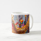 Mug Défilé de dragon - Design 1 (Devant droit)
