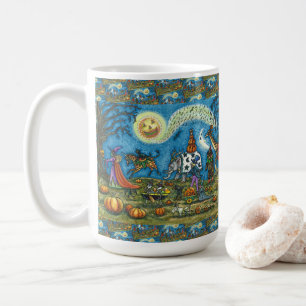 Mug DÉFILÉ D'HALLOWEEN Sorcière Girafe Ours Zèbre Sque
