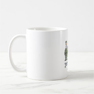 Mug Défilé d'oies patriotiques Chemise vectorielle vin