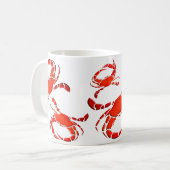 Mug Défilé rouge de crabes (Devant gauche)