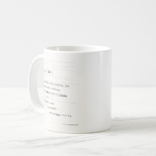 Mug défini par l'amour (Devant gauche)
