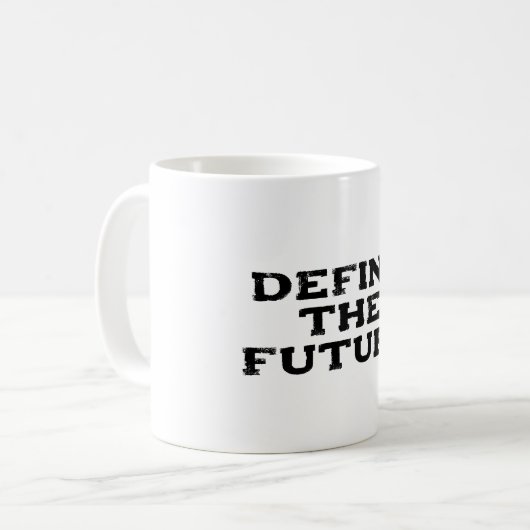Mug Définir le futur boug (Devant gauche)