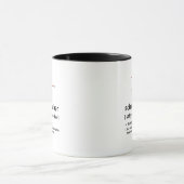 Mug définition amusante de nom de professeur de scienc (Centre)