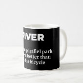 Mug Définition amusante du pilote de bus (Devant droit)
