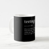 Mug Définition amusante pour adolescents (Devant gauche)