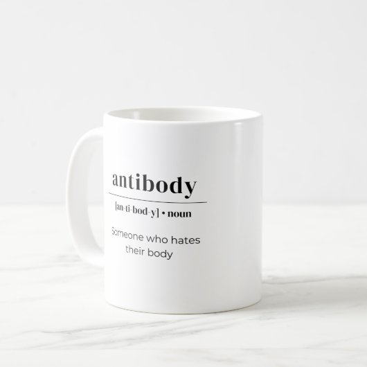 Mug Définition antibody (Devant gauche)