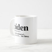 Mug Définition Biden (Devant gauche)