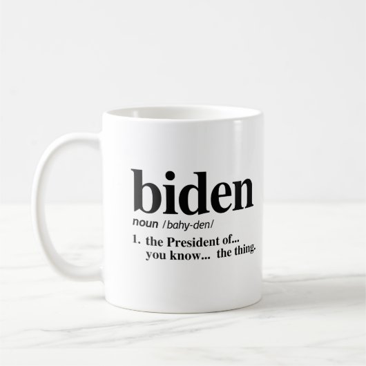 Mug Définition Biden (Gauche)