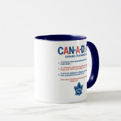 Mug Définition canadienne (Devant droit)