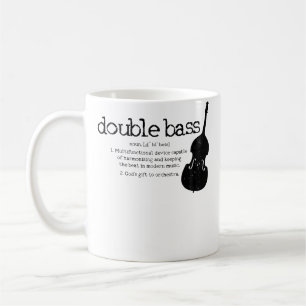 Mug Définition Contrebasse Joueur Orchestre Bassiste F