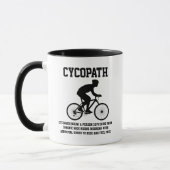 Mug Définition Cycopath Vélos À Vélo À Vélos À Vélo À (Gauche)