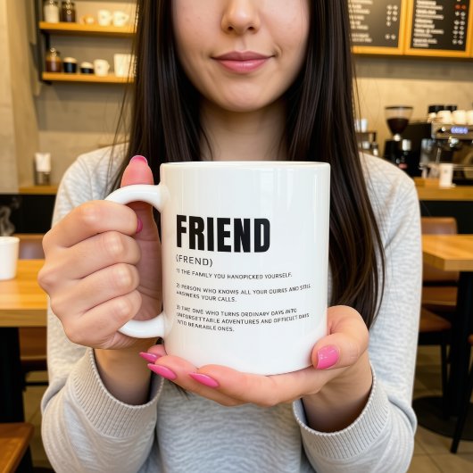 Mug Définition d'ami drôle et sincère