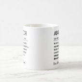 Mug Définition d'animateur drôle (Centre)