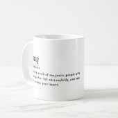 Mug Définition d'anniversaire de mai (Devant gauche)