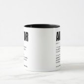Mug Définition d'auditeur Blague de métier (Centre)