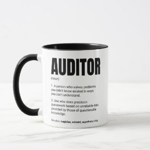 Mug Définition d'auditeur Blague de métier
