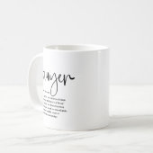 Mug Définition d'Avocat Drôle Écriture Moderne (Devant gauche)