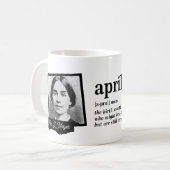 Mug Définition d'avril (Devant gauche)