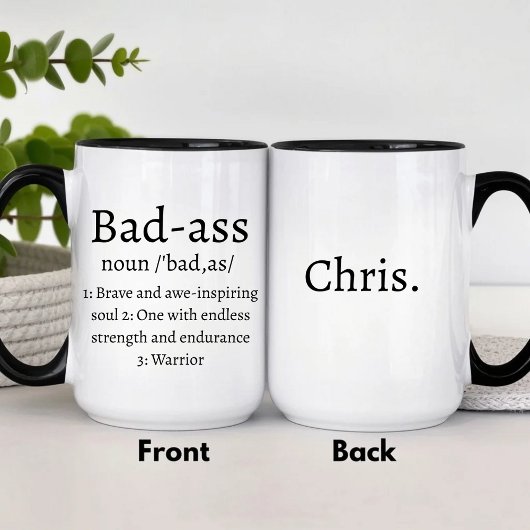 Mug Définition de Badass