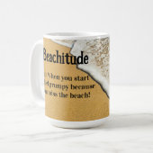 Mug Définition de "Beachitude" (Devant gauche)