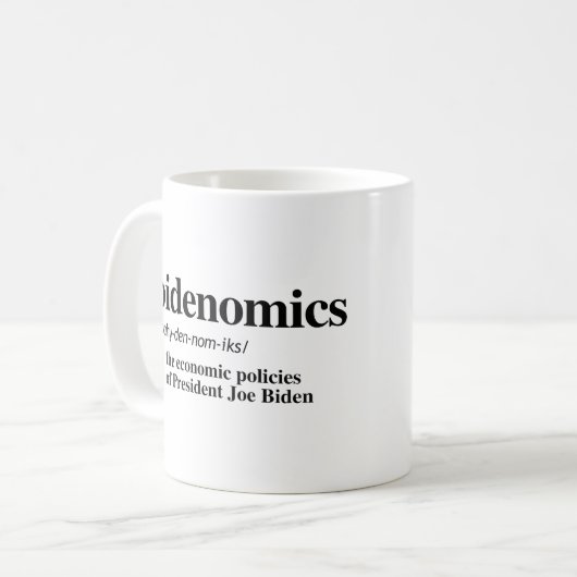 Mug Définition de Bidenomics (Devant gauche)