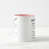 Mug Définition de Boss Lady Rose (Centre)