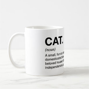 Mug Définition de chat Nom Amoureux de chat drôle