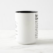 Mug Définition de coach de baseball personnalisée avec (Centre)