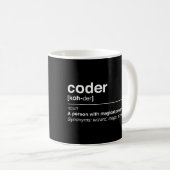 Mug Définition de codeur (Devant droit)