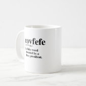 Mug Définition de Covfefe - un faux mot (Devant gauche)