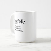 Mug Définition de Covfefe - un faux mot (Devant gauche)