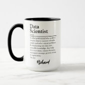 Mug Définition de Data Scientifique personnalisé (Gauche)