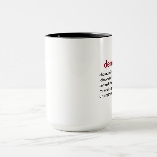 Mug Définition de Démocrate (Centre)