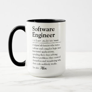 Mug Définition de dictionnaire de l'ingénieur logiciel