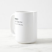 Mug Définition de dictionnaire drôle (Devant gauche)